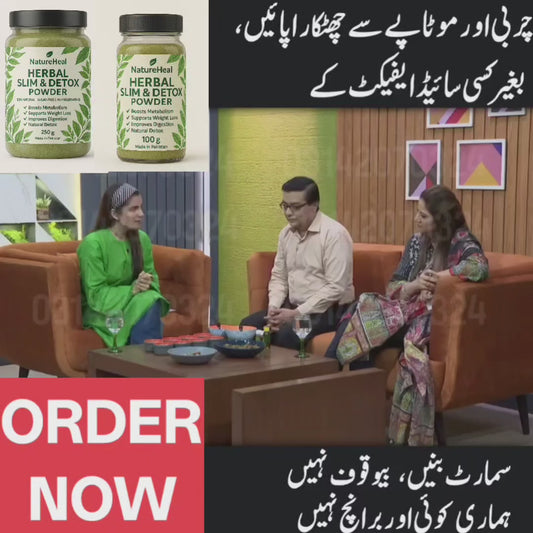 NatureHeal Herbal Slim & Detox Powder – Your natural solution for a healthier